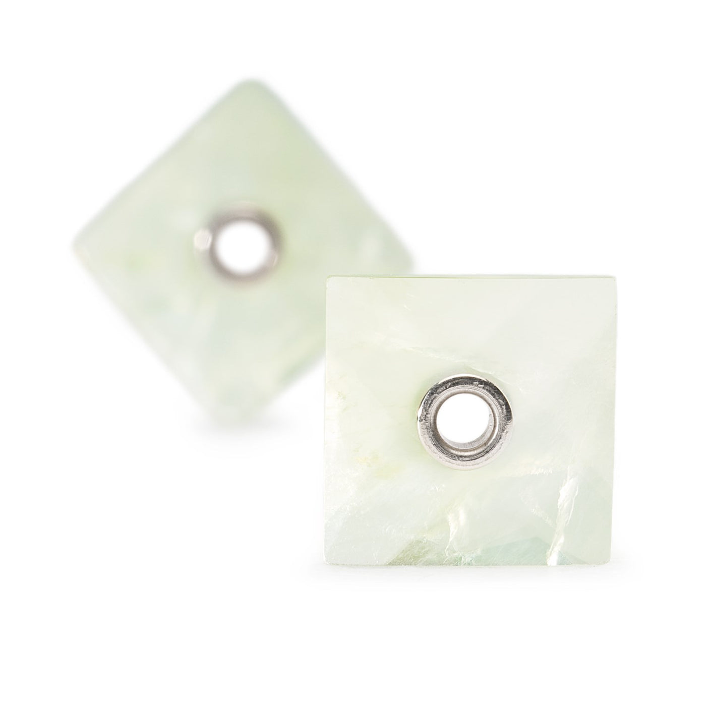 Pendentes para Brincos Prehnite Verde