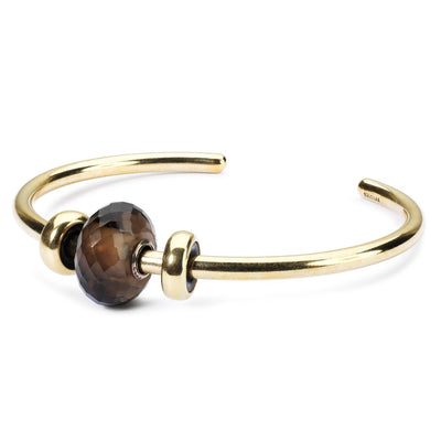 Bangle Banhada em Ouro e 2 Separadores de Ouro