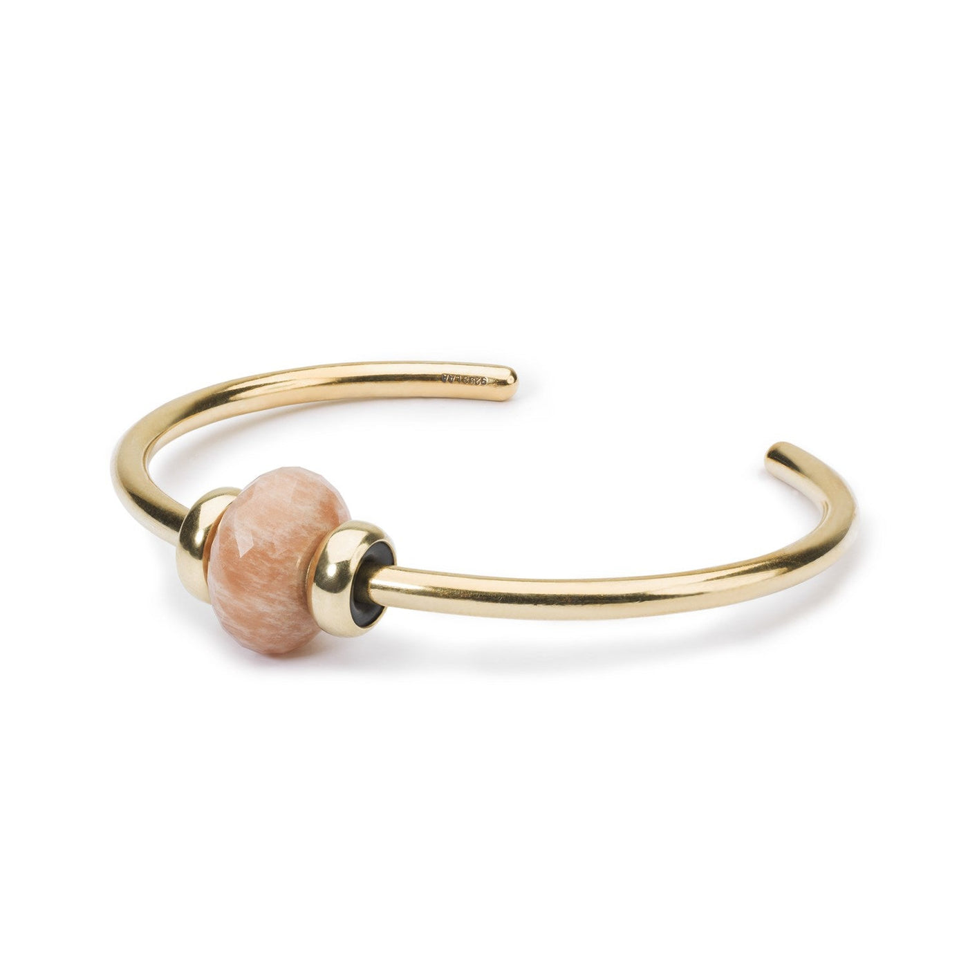 Bangle com Pedra de Lua Feldspato Ouro