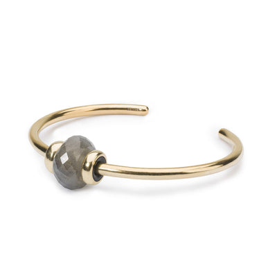 Bangle Labradorite em Ouro